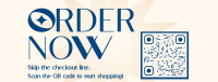 QR Scan Order Facebook Cover Image Preview