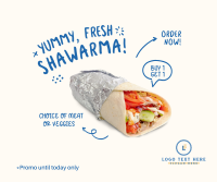 Yummy Shawarma Facebook Post