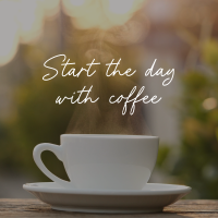 Start with Coffee Instagram Post Image Preview