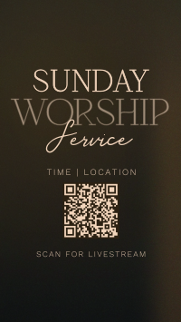 Radiant Sunday Church Service Instagram Story