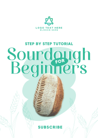 Beginner Sourdough Tutorial Flyer