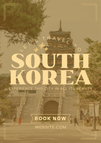 Travel to Korea Poster