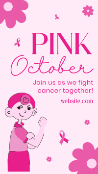 Pink October Facebook Story