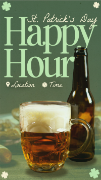 Modern St. Patrick's Day Happy Hour Video