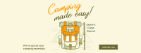 Camping made easy Facebook Cover Image Preview