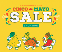 Cinco De Mayo Mascot Sale Facebook Post