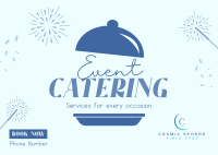 Party Catering Postcard