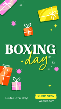 Playful Boxing Day Instagram Story