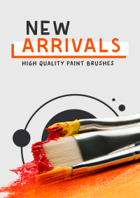 Paint Brush Arrival Flyer