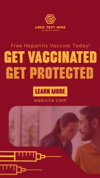 Simple Hepatitis Vaccine Awareness Instagram Reel