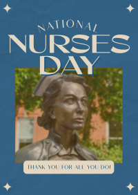 Retro Nurses Day Flyer