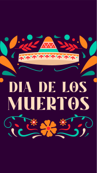 Dia De Muertos Greeting Instagram Story