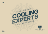 Cooling Expert Postcard