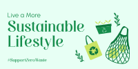 Sustainable Living Twitter Post