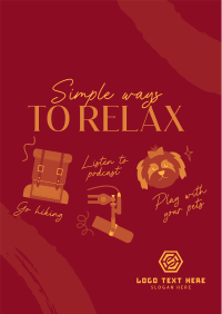 Relax Poster example 3