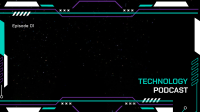 Cyber Speech Tech Zoom Background