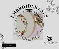 Embroidery Sale Facebook Post