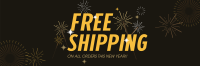 Free Shipping Sparkles Twitter Header