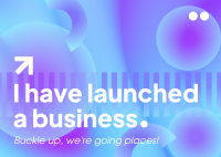 New Business Launching Postcard