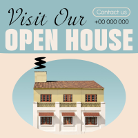 Minimal Open House Instagram Post Image Preview