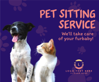 Pet Sitting Service Facebook Post