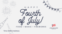 4th of July Celebration Facebook Event Cover