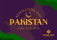 Symbolic Pakistan Pride Postcard Image Preview