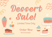 Discounted Desserts Postcard