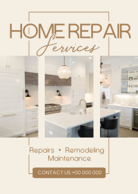 Contemporary Home Renovation Poster