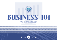 Business Talk Podcast Postcard