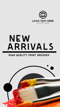 Paint Brush Arrival Instagram Story