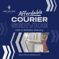 Courier Shipping Service Instagram Post