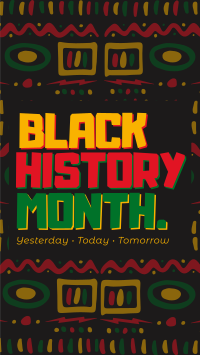 Modern Black History Month Facebook Story