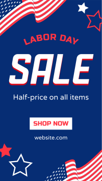 Labor Day Sale Facebook Story