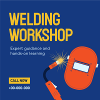 Welding Workshop Instagram Post