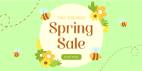 Spring Bee Sale Twitter Post