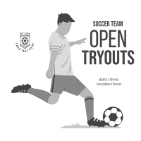 Soccer Tryouts Instagram Post