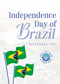 Minimalist Independence Day of Brazil Poster