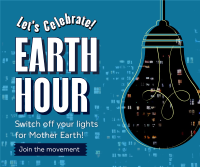 Earth Hour Facebook Post example 3