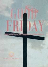 Crucifix Good Friday Flyer