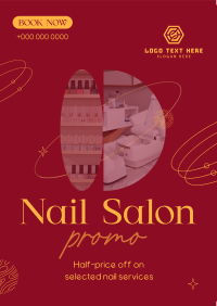 Elegant Nail Salon Services Flyer