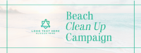 Beach Clean Up Drive Facebook Cover Image Preview