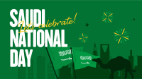 Saudi Day Celebration Animation