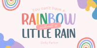 Rainbow After The Rain Twitter Post