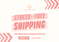 Shipping Delivery Service Postcard
