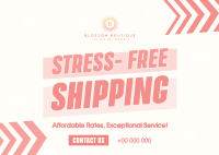 Shipping Delivery Service Postcard Image Preview