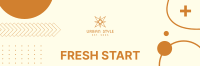 Fresh Start Twitter Header Image Preview