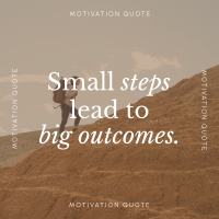 Inspiring Motivational Quote Instagram Post