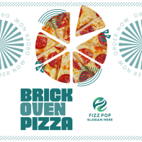 Simple Brick Oven Pizza Instagram Post