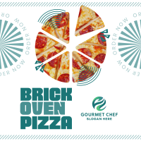 Simple Brick Oven Pizza Instagram Post Image Preview